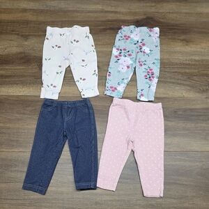 Bundle of Carters Pants/Bottoms for Baby Girl SIZE: 9 Months